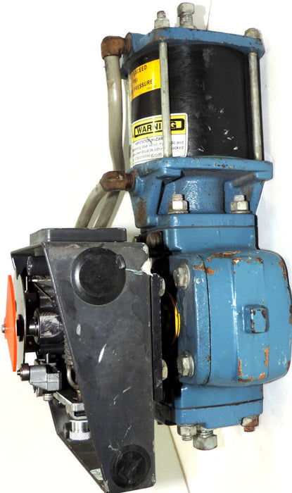 BAILEY AV1121040 PNEUMATIC POSITIONER WITH DEZURIK 9454201 PowerRAC CYLINDER