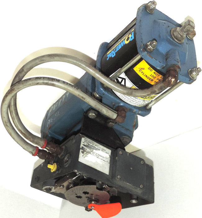 BAILEY AV1121040 PNEUMATIC POSITIONER WITH DEZURIK 9454201 PowerRAC CYLINDER