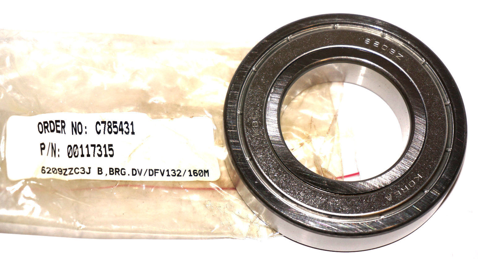 NEW KBC 6209ZZC3J SINGLE ROW BALL BEARING 6209Z