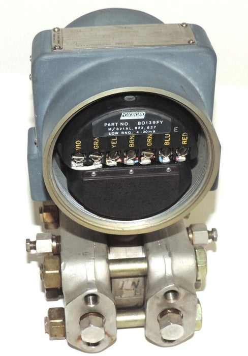 FOXBORO 823DP-I3S1NL2-M TRANSMITTER W/ B0139FY M/821AL,823,827 LOW RNG: 4-20mA