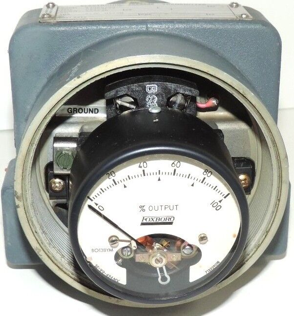 FOXBORO 870CC-09-P TRANSMITTER 870CC09P REF. # 28954F02 W/ B0138YM INDICATOR