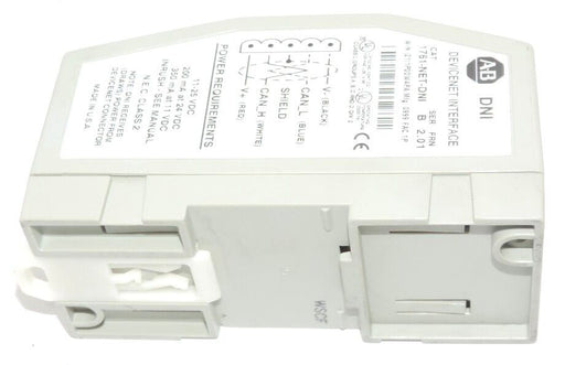 ALLEN BRADLEY 1761-NET-DNI DEVICENET INTERFACE 1761NETDNI SER. B FRN: 2.01