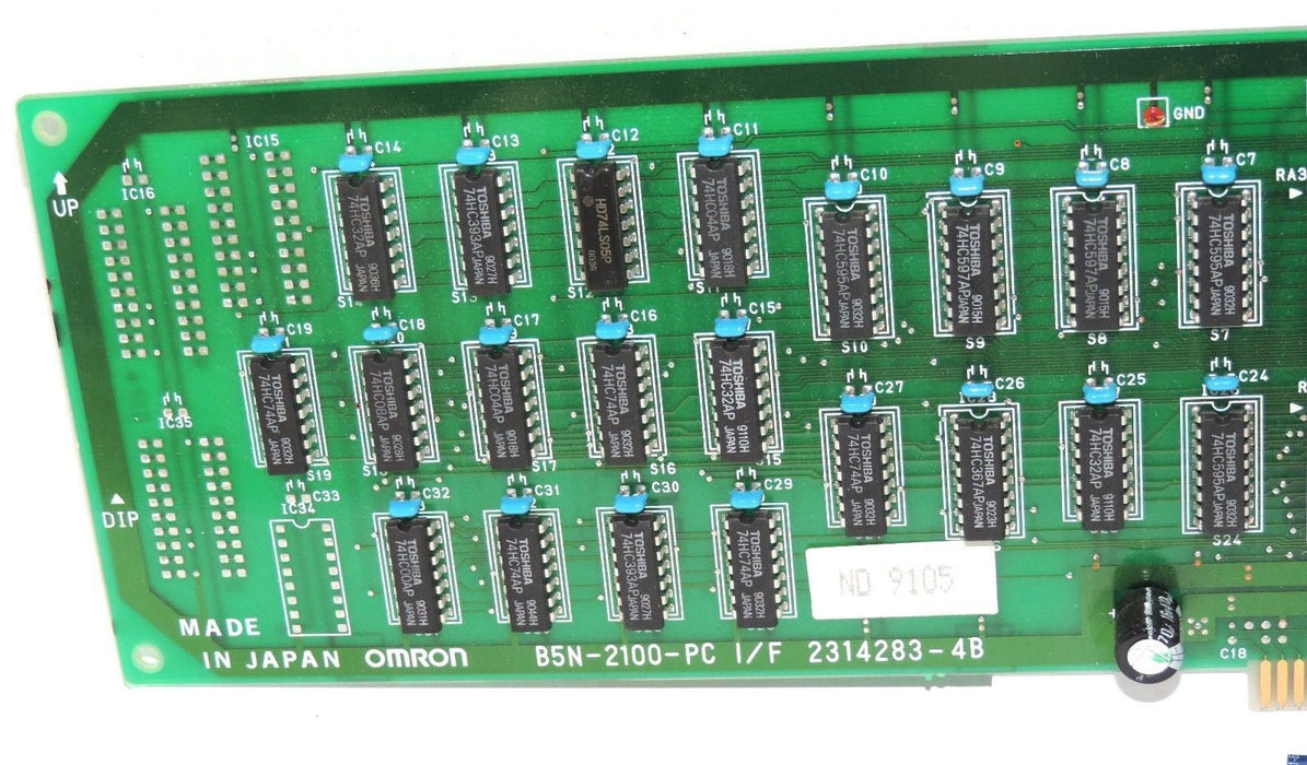 OMRON B5N-2100-PC BOARD I/F 2314283-4B