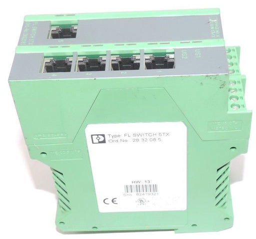 PHOENIX CONTACT FL SWITCH 5TX ORD. NO. 2832085 HW: 13