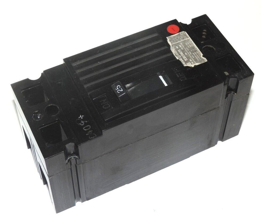 GENERAL ELECTRIC TED124025 CIRCUIT BREAKER 480VAC, 25A, 250VDC