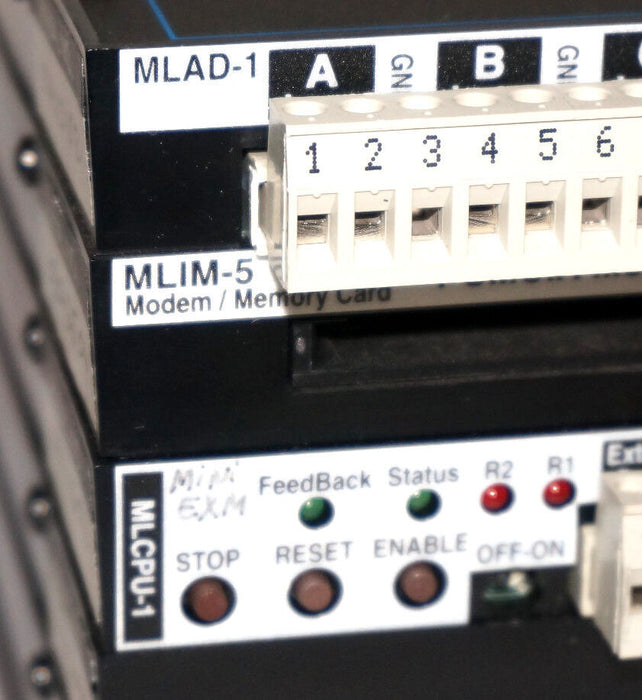 LOGIC BEACH INC. MODULOGGER MINI DATA LOGGING SYSTEM W/ MLAD-1, MLIM-5, MLCPU-1