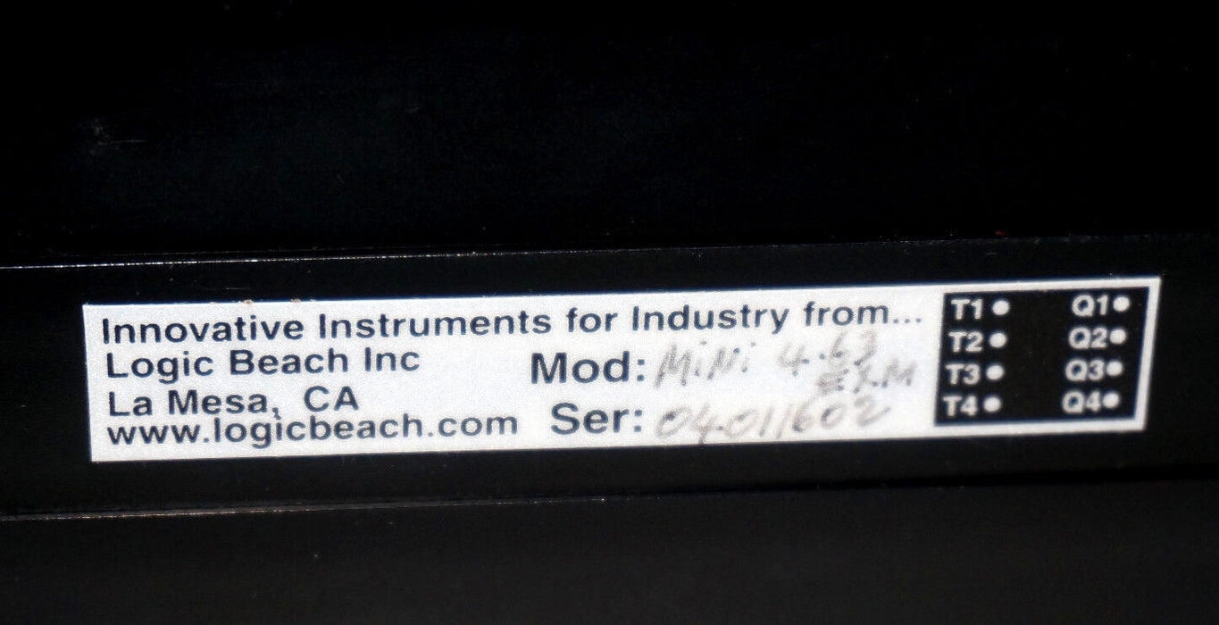 LOGIC BEACH INC. MODULOGGER MINI DATA LOGGING SYSTEM W/ MLAD-1, MLIM-5, MLCPU-1