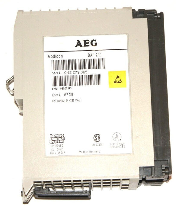 GOULD MODICON DAP-210 OUTPUT MODULE, 8 POINT, 24-230 VAC, DAP210