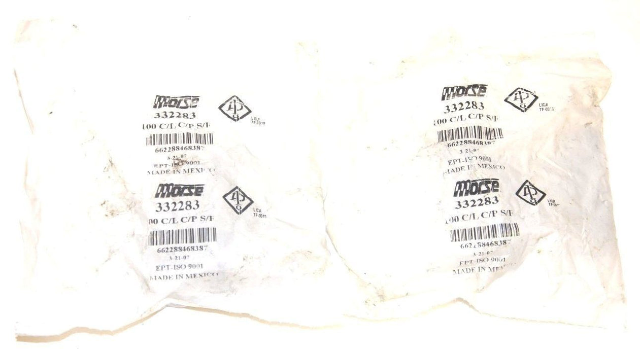 LOT OF 2 NEW MORSE 100 C/L C/P S/F CONNECTING LINKS, 332283, 100CLCPSF