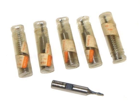 LOT OF 6 NEW DURAMILL DR-28 1/8" END MILLS HSS 0.630"