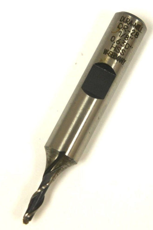 LOT OF 6 NEW DURAMILL DR-28 1/8" END MILLS HSS 0.630"