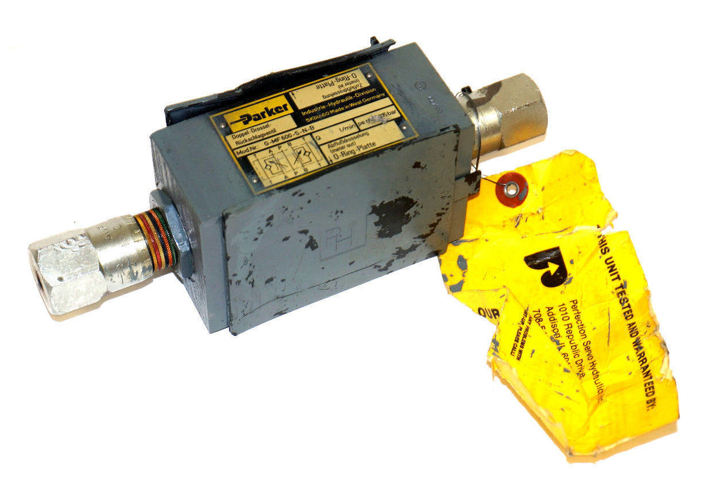 PARKER G-MF600-S-N-B VALVE P20360 REPAIRED GMF600SNB