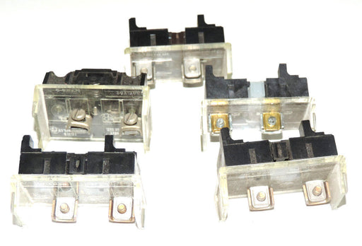 LOT OF 5 ASSORTED ALLEN BRADLEY CONTACT BLOCKS 800T-XD1, 880T-XD2, 800T-XD4