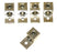 LOT OF 5 NEW BKB ADR-25 CONDUCTOR LUGS AL9CU, ADR25