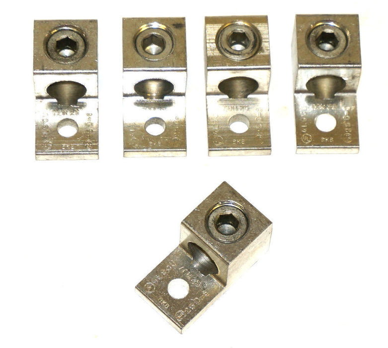 LOT OF 5 NEW BKB ADR-25 CONDUCTOR LUGS AL9CU, ADR25