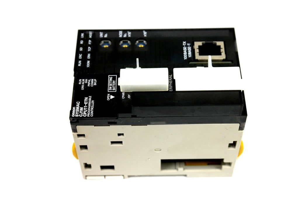 OMRON CJ1M-CPU11-ETN CPU MODULE CPU VER. 3.0 ETN. VER. 1.0 CJ1MCPU11ETN