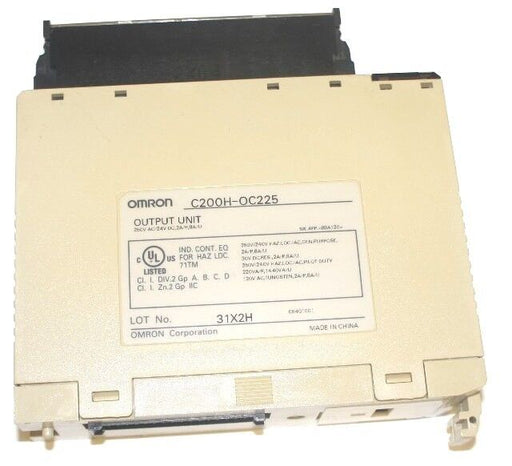 OMRON C200H-OC225 OUTPUT MODULE 250 VAC/24VDC, 2A/P, 8A/U, C200HOC225
