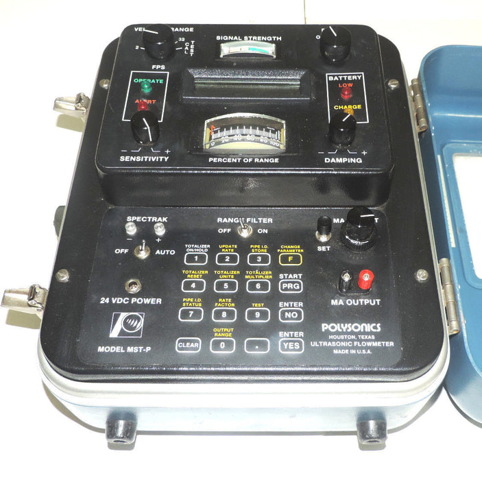POLYSONICS MASTER SERIES MST-P ULTRASONIC DIGITAL FLOWMETER 24VDC MSTP