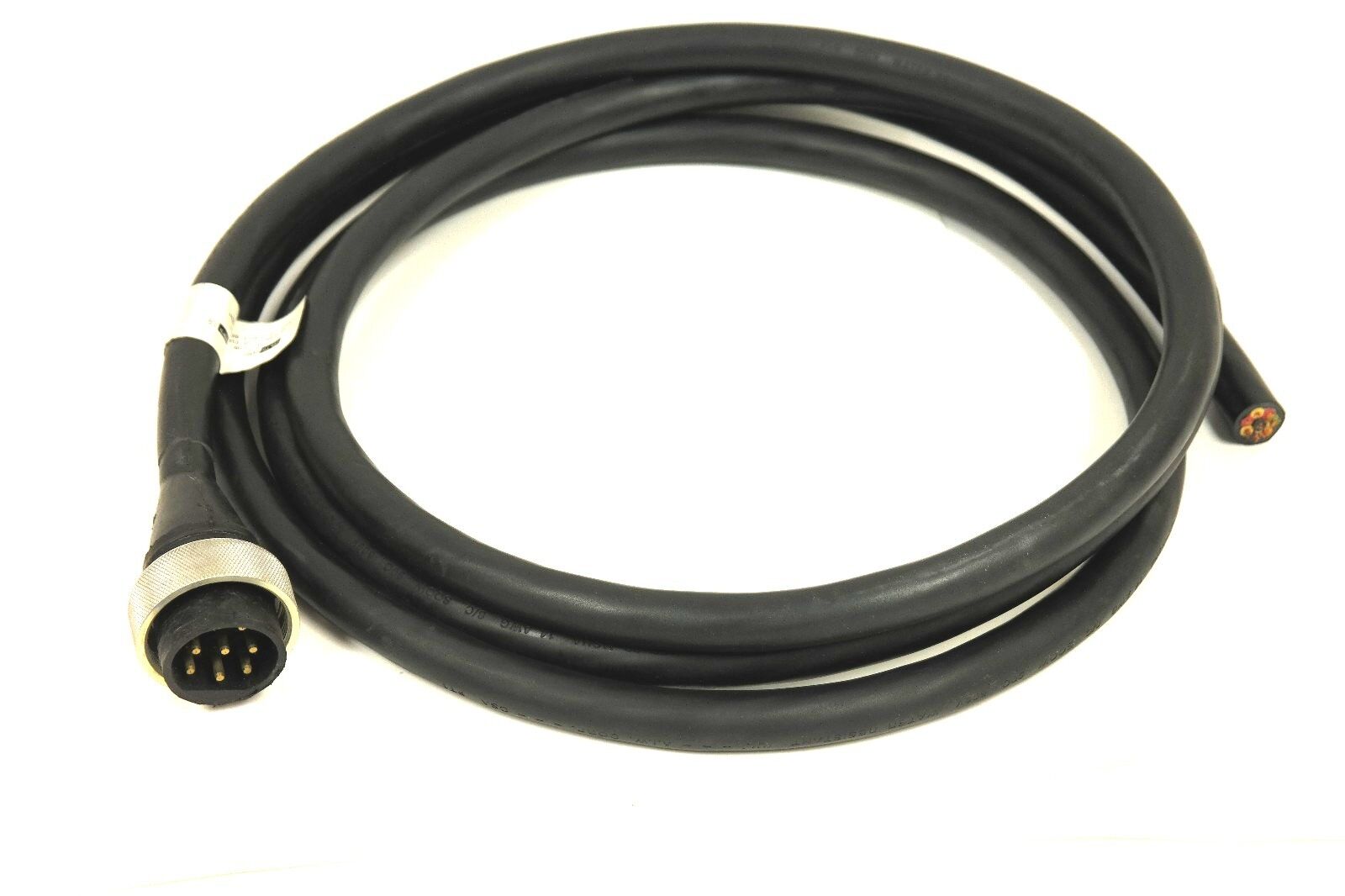 COOPER CROUSE-HINDS E2054-514 600V 19A 12FT CABLE W/8 PIN MALE PLUG E2054514