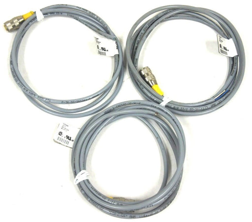 LOT OF 3 TURCK ELEKTRONIK U2177 EUROFAST MOLDED CORDSETS, RK 4.4T-6