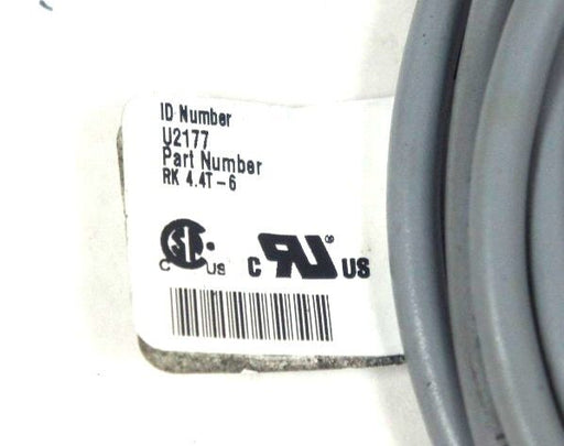 LOT OF 3 TURCK ELEKTRONIK U2177 EUROFAST MOLDED CORDSETS, RK 4.4T-6