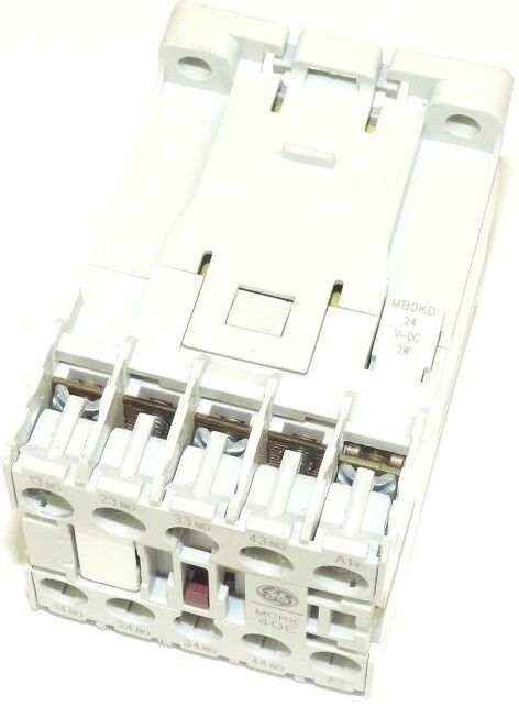 GENERAL ELECTRIC MCRK040AT CONTACTOR MCRK40E, MBOKD COIL 24V-DC, 2W