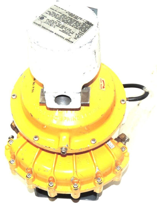 KINETROL MODEL 090 1/4 TURN ACTUATOR 099-100 W/ 090 SPRING RETURN INCLUDES 12AD1