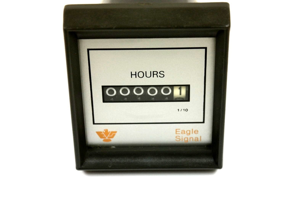 EAGLE SIGNAL HK410A5 ELAPSED TIME METER 120VAC/50HZ, 6-DIGIT, 99999.9 HOURS