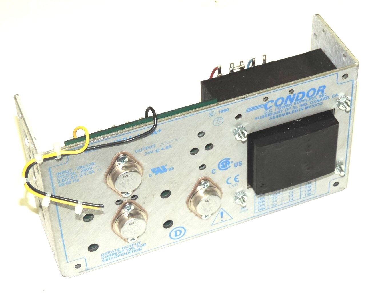 CONDOR HD24-4.8-A+ DC POWER SUPPLY HD24-4.8-A HD244.8A+