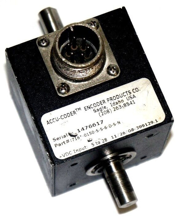 ENCODER PRODUCTS 716-0150-S-S-6-D-S-N ACCU CODER 716*0150SS6DSN