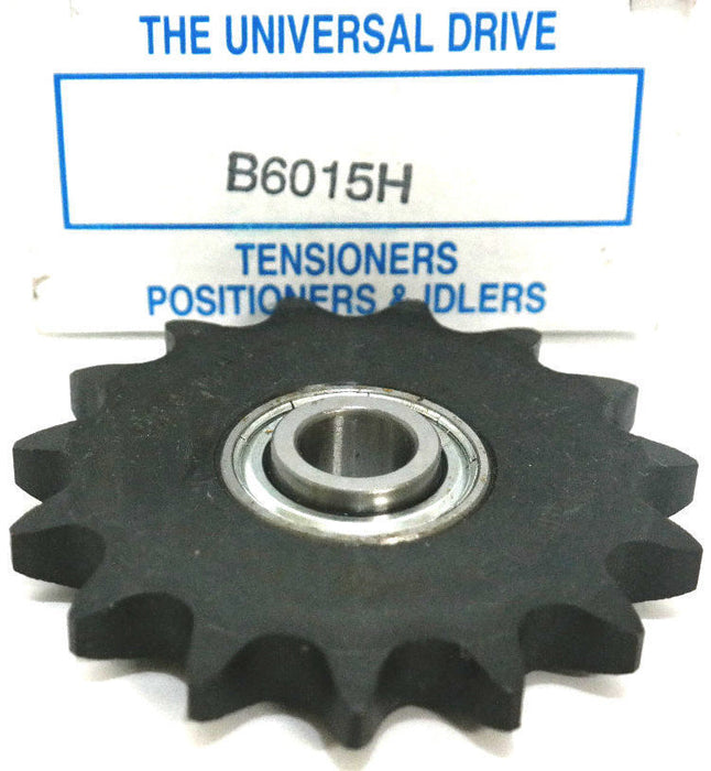 NIB BREWER MACHINE B6015H SPROCKET IDLER 3/8" MOUNT #60 CHAIN .6375" BORE