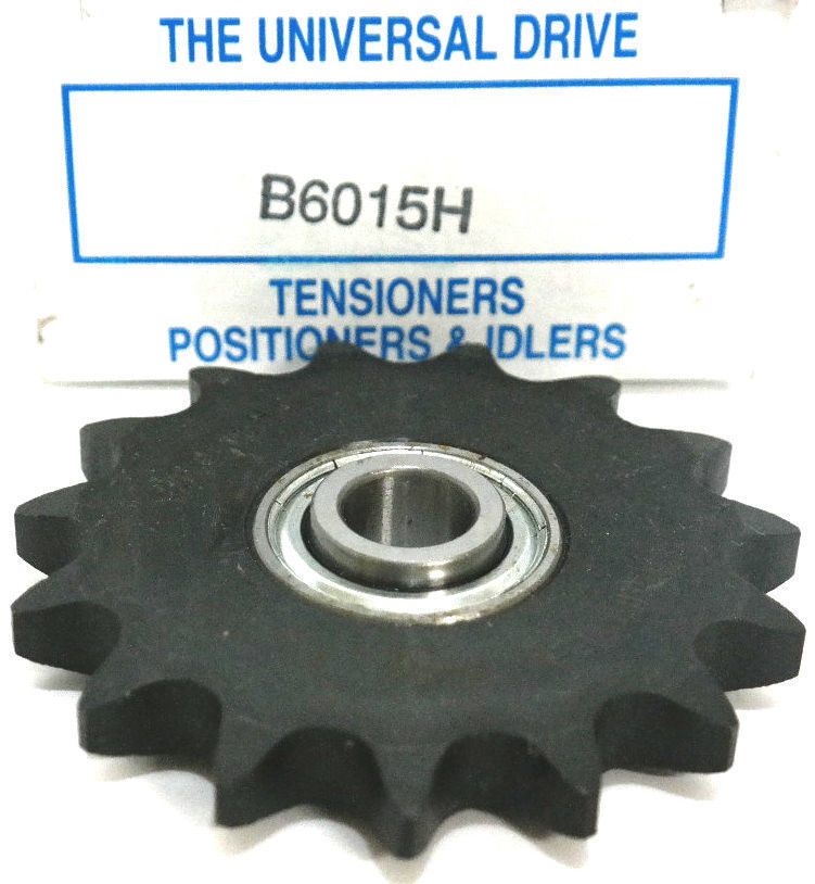 NIB BREWER MACHINE B6015H SPROCKET IDLER 3/8" MOUNT #60 CHAIN .6375" BORE