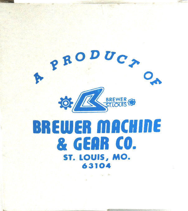 NIB BREWER MACHINE B6015H SPROCKET IDLER 3/8" MOUNT #60 CHAIN .6375" BORE