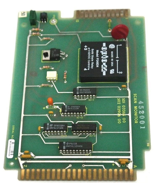 NIB GIDDINGS & LEWIS 502-02906-00 SCAN MONITOR 5020290600, 501-03365-00