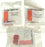 LOT OF 3 NEW CUTLER-HAMMER E30KK10 PAIR-K LENS RED-RED