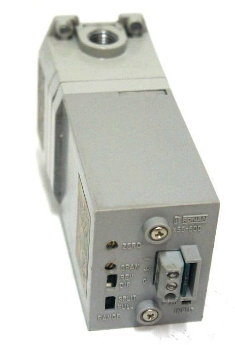 RONAN ENGINEERING X55-600-GP-1-SM TRANSDUCER X55-600-GP, 36VDC, 3-15PSIG