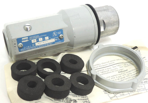 NEW CROUSE-HINDS APJ-3275 PIN & SLEEVE 30A PLUG 2W 2P 600VAC ARKTITE WATERTIGHTT
