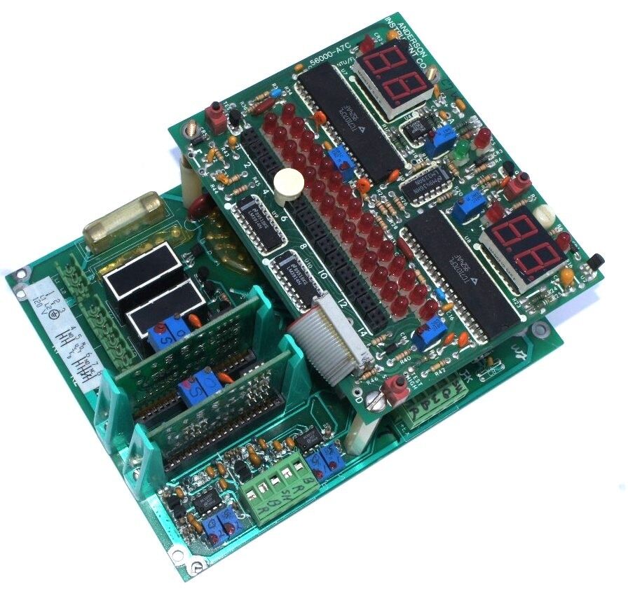 ANDERSON INSTRUMENT 56000-A79 PC MOTHERBOARD J SER W/ 56000-A7C CONTROL BOARD