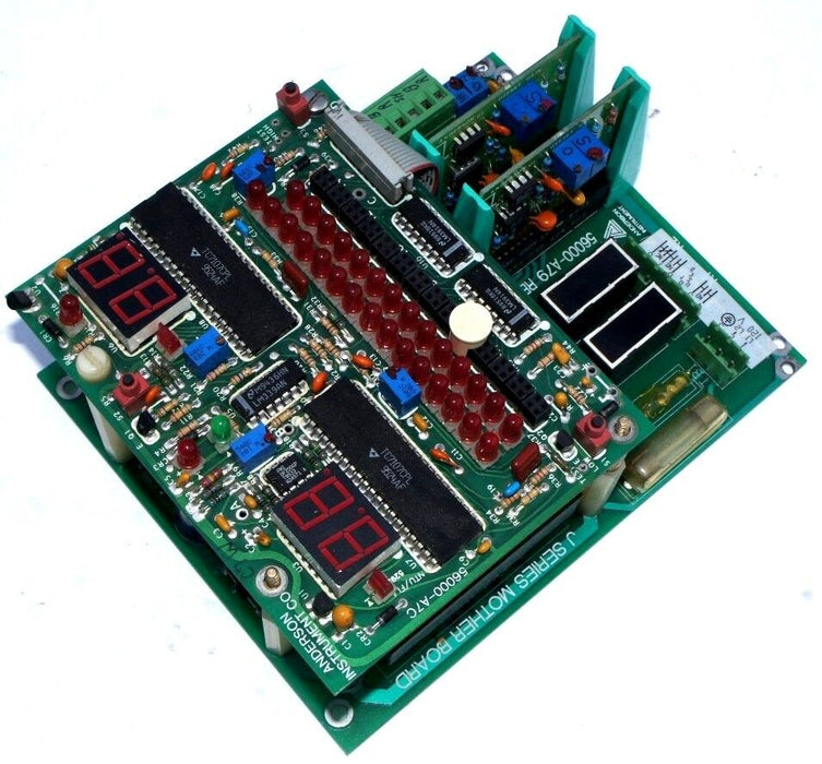 ANDERSON INSTRUMENT 56000-A79 PC MOTHERBOARD J SER W/ 56000-A7C CONTROL BOARD