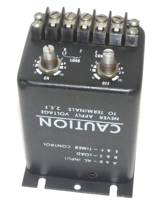 ISSC 1061-1DD2C TIMER INPUT 120V 50/60HZ, OP. 7 REP. CYC. .06-1 SEC.