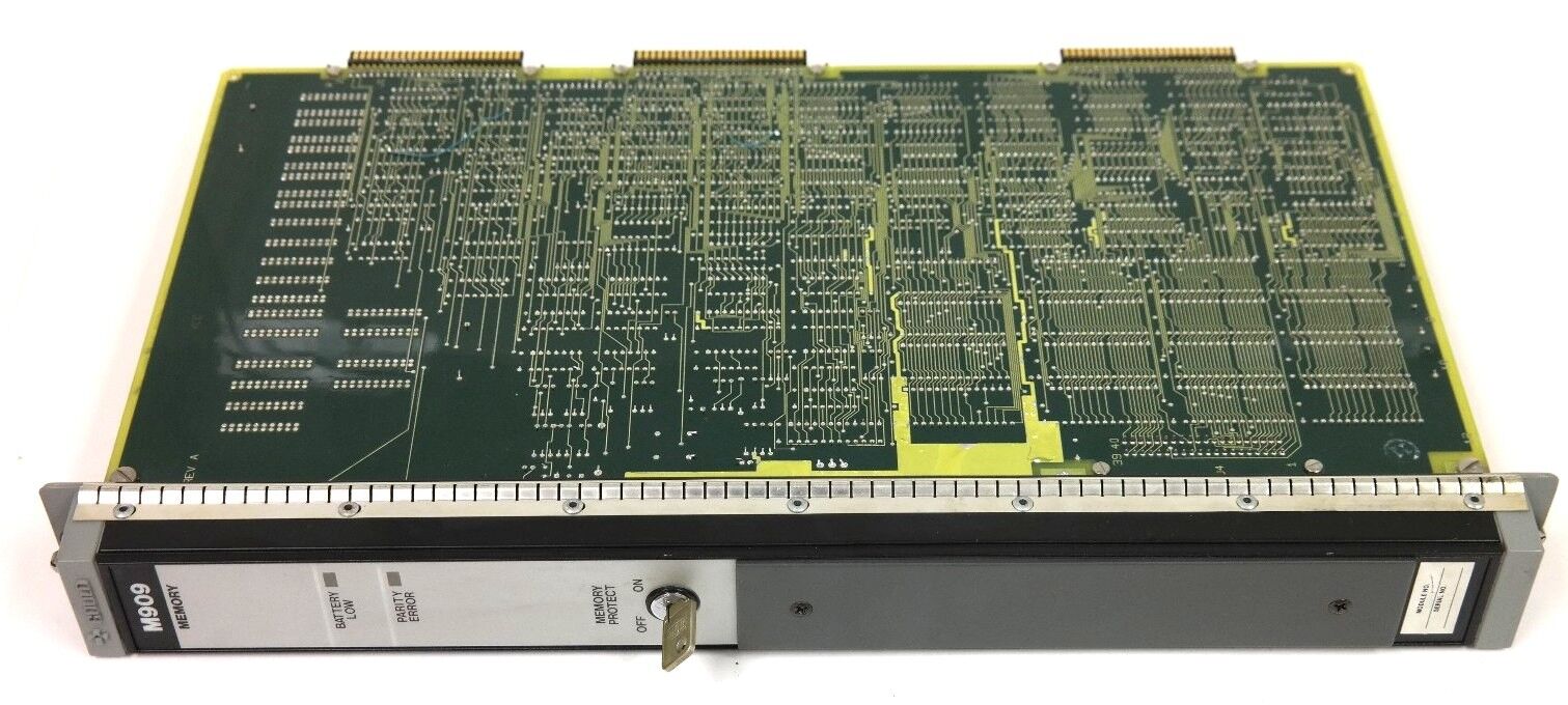 GOULD MODICON M909-000 MEMORY MODULE REV A WITH KEY PCBM909000