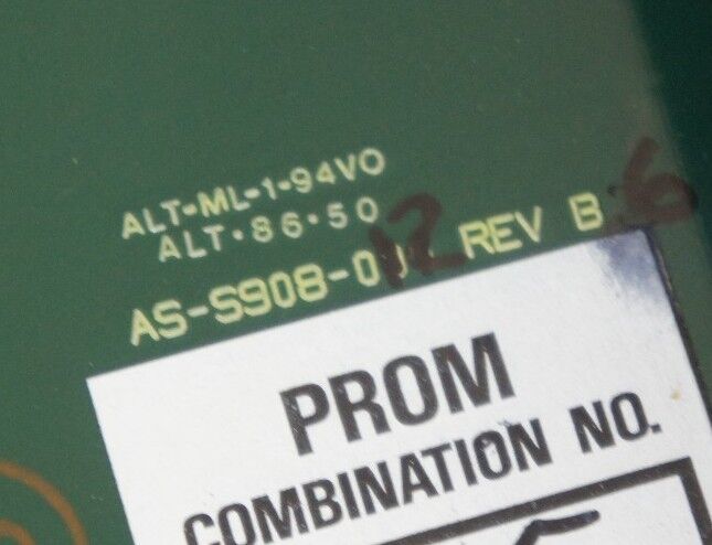 GOULD MODICON AS-S908-000 REMOTE I/O PROCESSOR SER B ASS908000