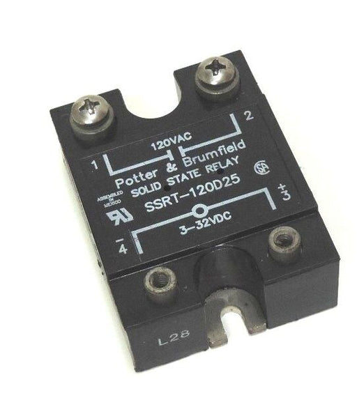 POTTER & BRUMFIELD SSRT-120D25 SOLID STATE RELAY SSRT120D25, 3-32VDC