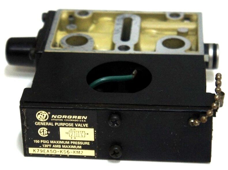 NORGREN K79EA50-KS6-KM2 GENERAL PURPOSE VALVE 150PSIG MAX K79EA50KS6KM2