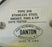DANTON TYPE 316 STAINLESS STEEL SOCKET TUBE & TIP GAUGE 0-15PSI