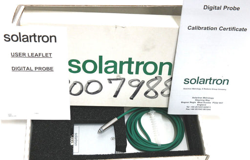 NIB SOLARTRON 971140 DIGITAL PROBE GAUGE DP1