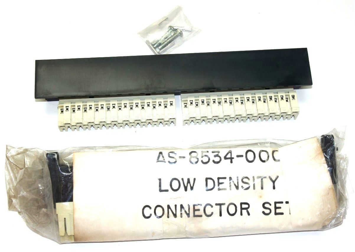 LOT OF 2 NEW MODICON AS-8534-000 800IO LOW DENSITY CONNECTORS PM-0056-001