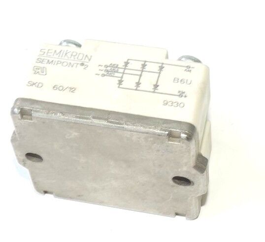 SEMIKRON SKD 60/12 POWER BRIDGE RECTIFIER 3PHASE SEMIPONT