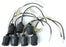 LOT OF 7 CROUSE-HINDS X8651-77P RECEPTACLE JOY MALE 1/2" NPT 600V 15A 2 POLE