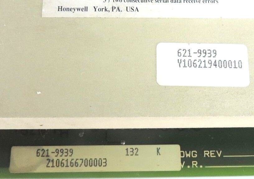 HONEYWELL 621-9939 SERIAL LINK MODULE BOARD